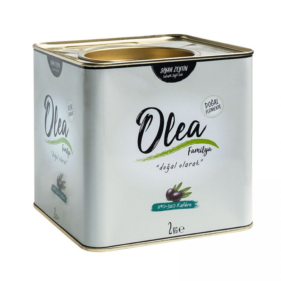 Olea Familya Zeytin Siyah 290-320 Klb 2 Kg Yağlı Sele