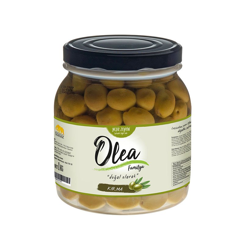 Olea Familya Zeytin Yeşil Kırma 1 Kg X 6 Pet