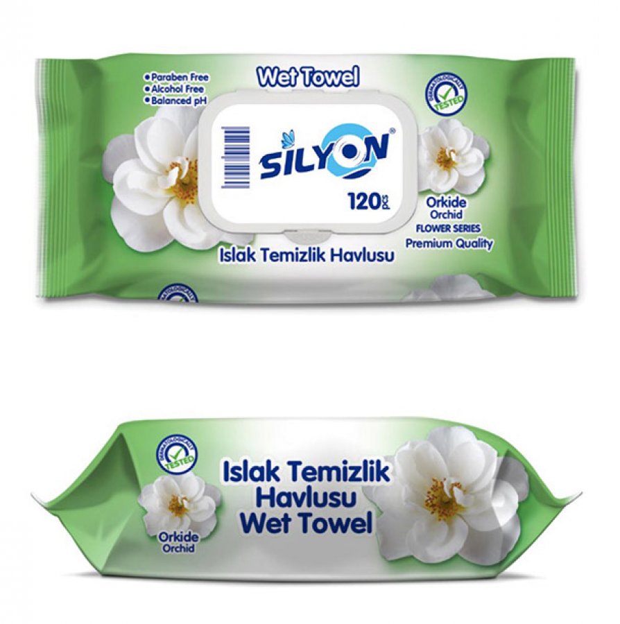 Silyon Islak Mendil Orkide