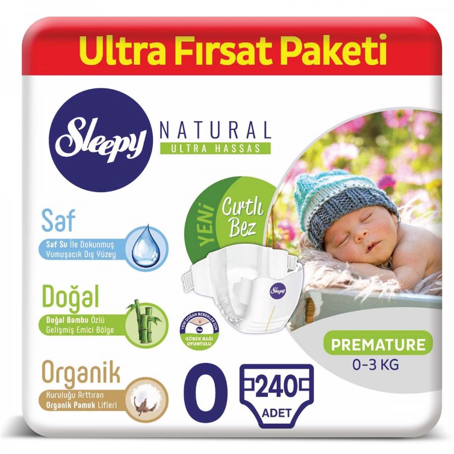 Sleepy Natural Bebek Bezi Fırsat Paketi 